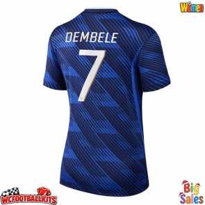 France Ousmane Dembele #7 Replica Home Stadium Shirt for Women World Cup 2026 Short Sleeve